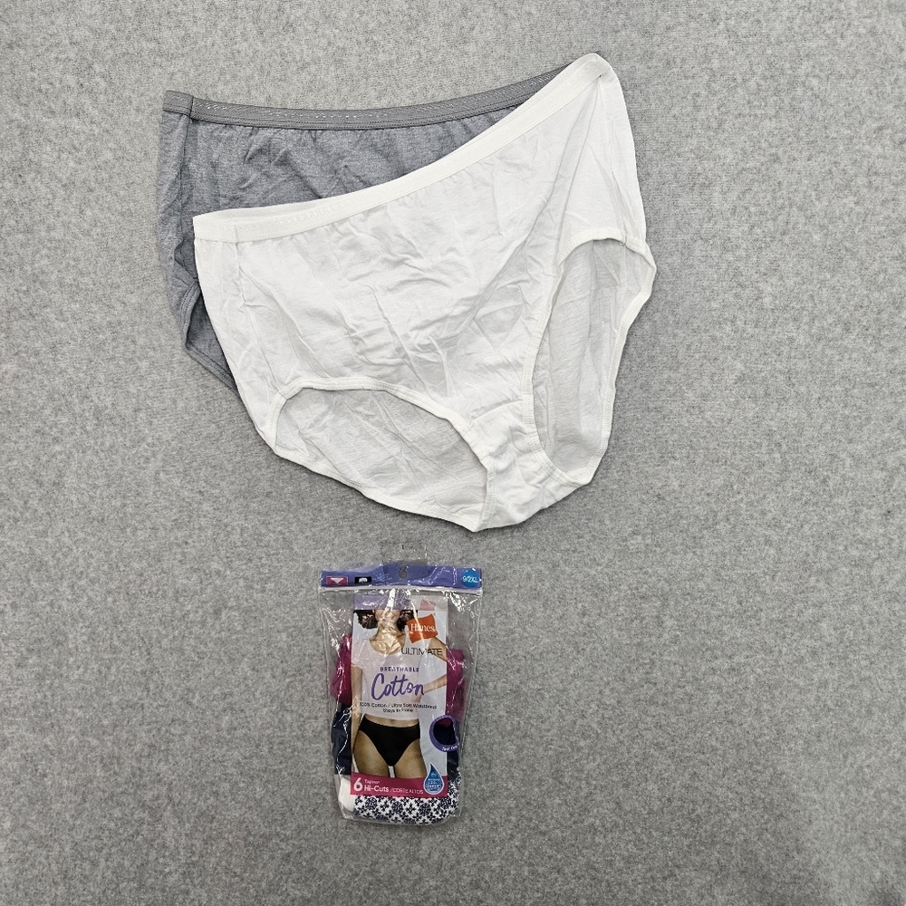 Hanes‎ Women's Cotton Underwear Size 9/XXL